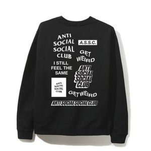 Anti Social Social Club Bukake Long Sleeve Tee, Size M